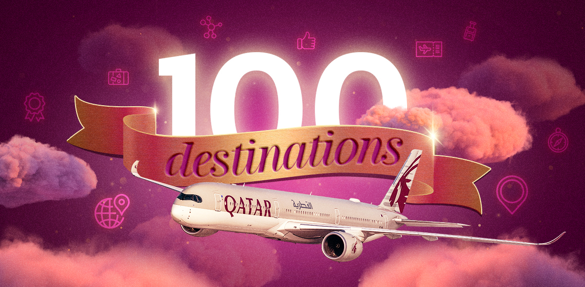 Qatar Airways Network Expands to 100 Destinations