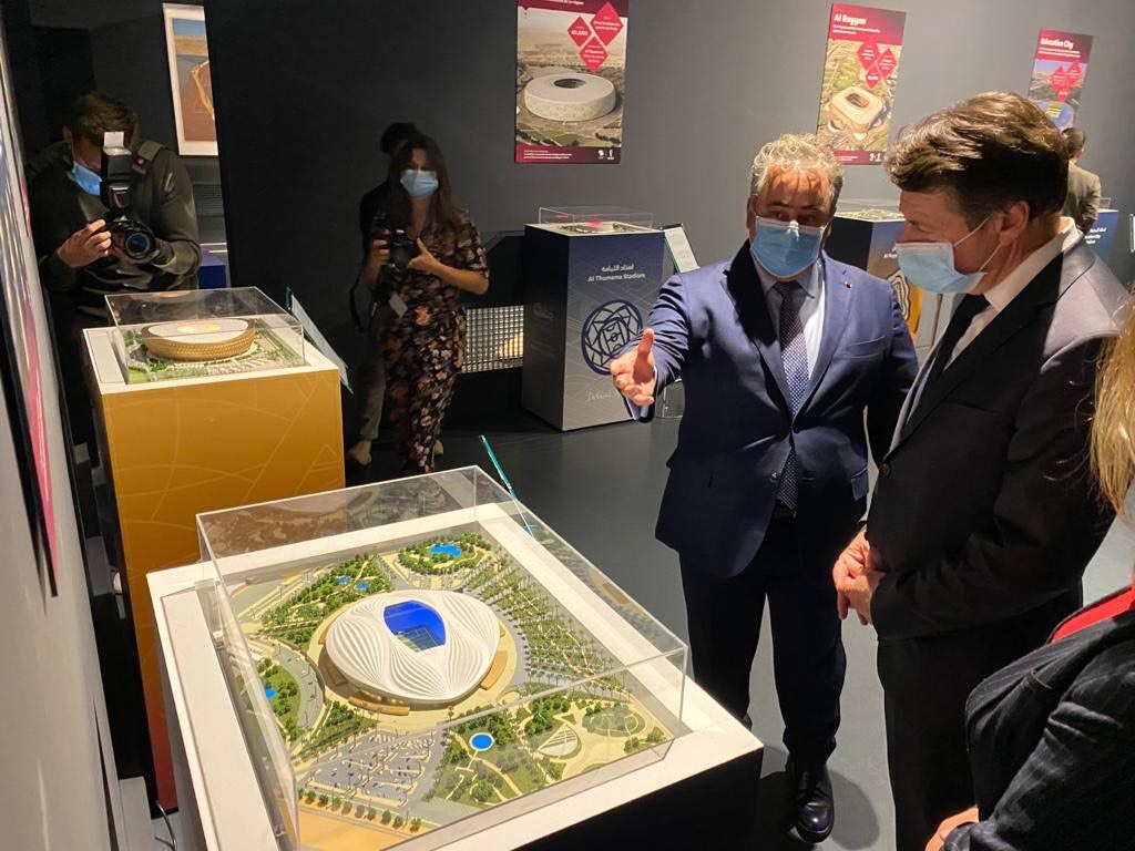 Qatar's Ambassador in France Opens Exhibition on 2022 World Cup in Nice