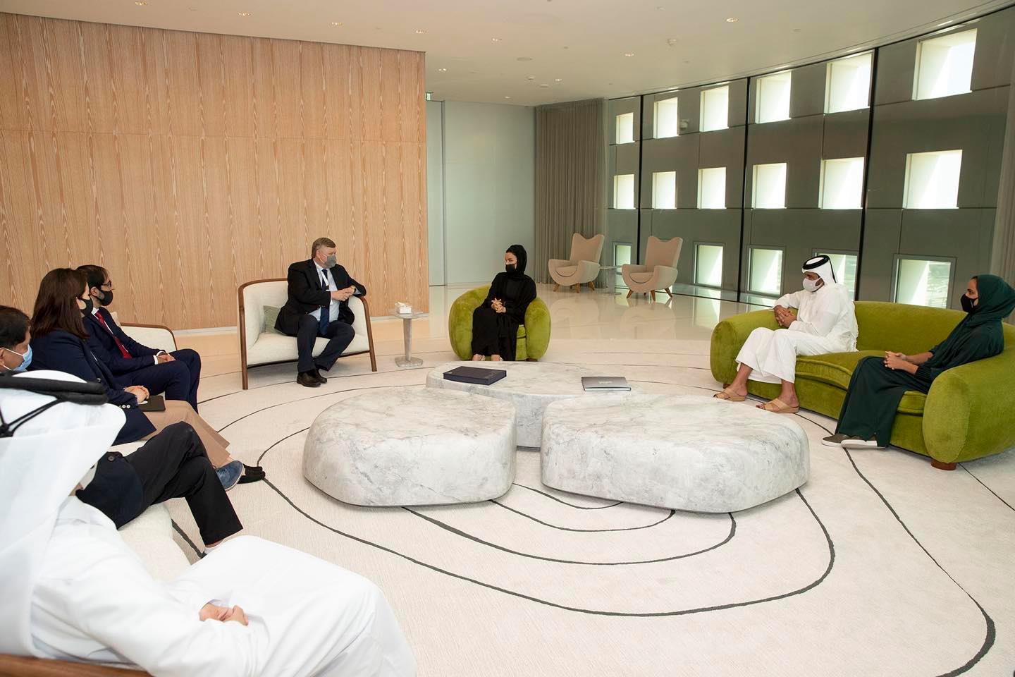 Sheikha Moza Meets with Evaluation Committee of Olympic Council of Asia