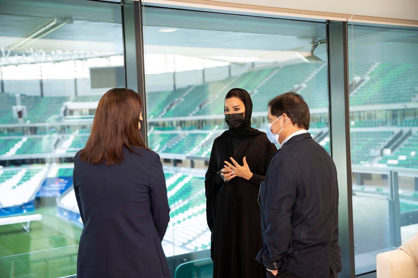 Sheikha Moza Meets with Evaluation Committee of Olympic Council of Asia