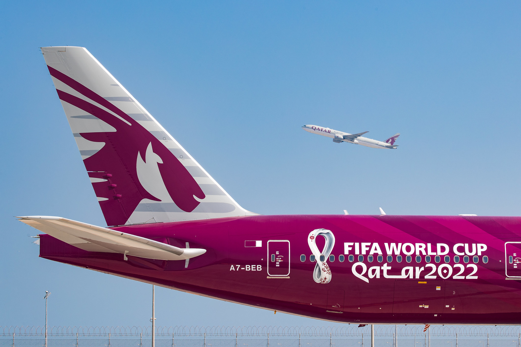 Qatar Airways Unveils First World Cup 2022 Aircraft