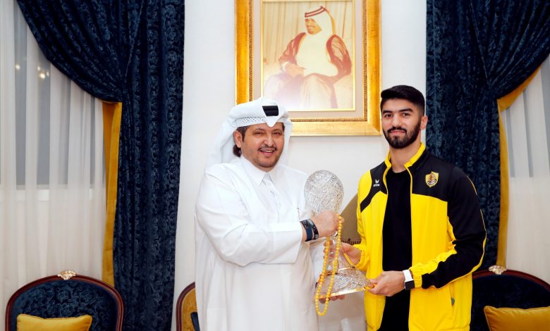 Sheikh Hamad bin Suhaim Al-Thani Honors Champions of Qatar SC Table Tennis Team Sheikh Hamad bin Suhaim Al-Thani Honors Champions of Qatar SC Table Tennis Team