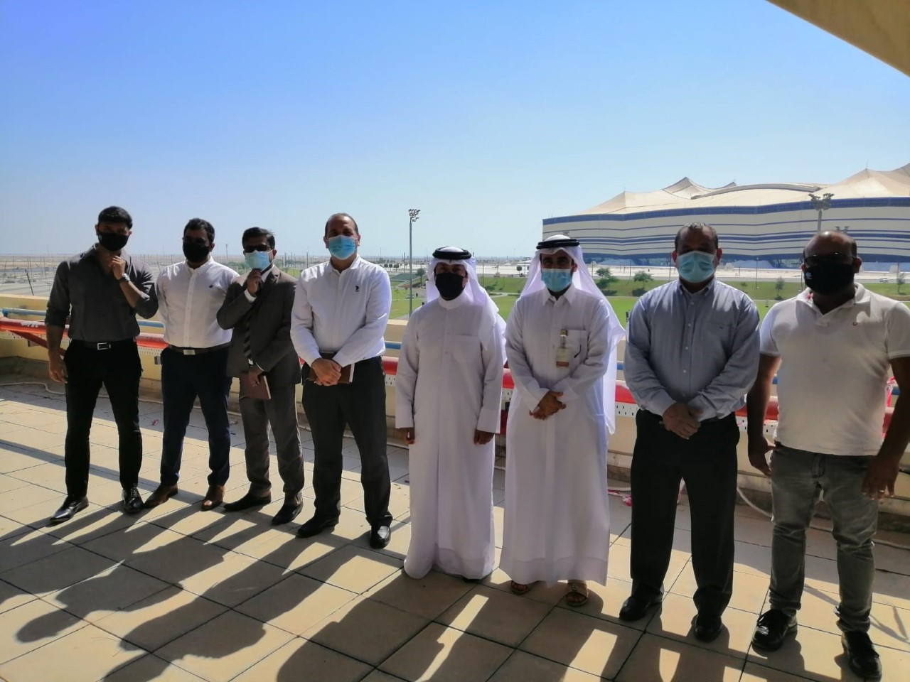 Kahramaa Delegation Inspects District Cooling Plant Project for Al Bayt Stadium