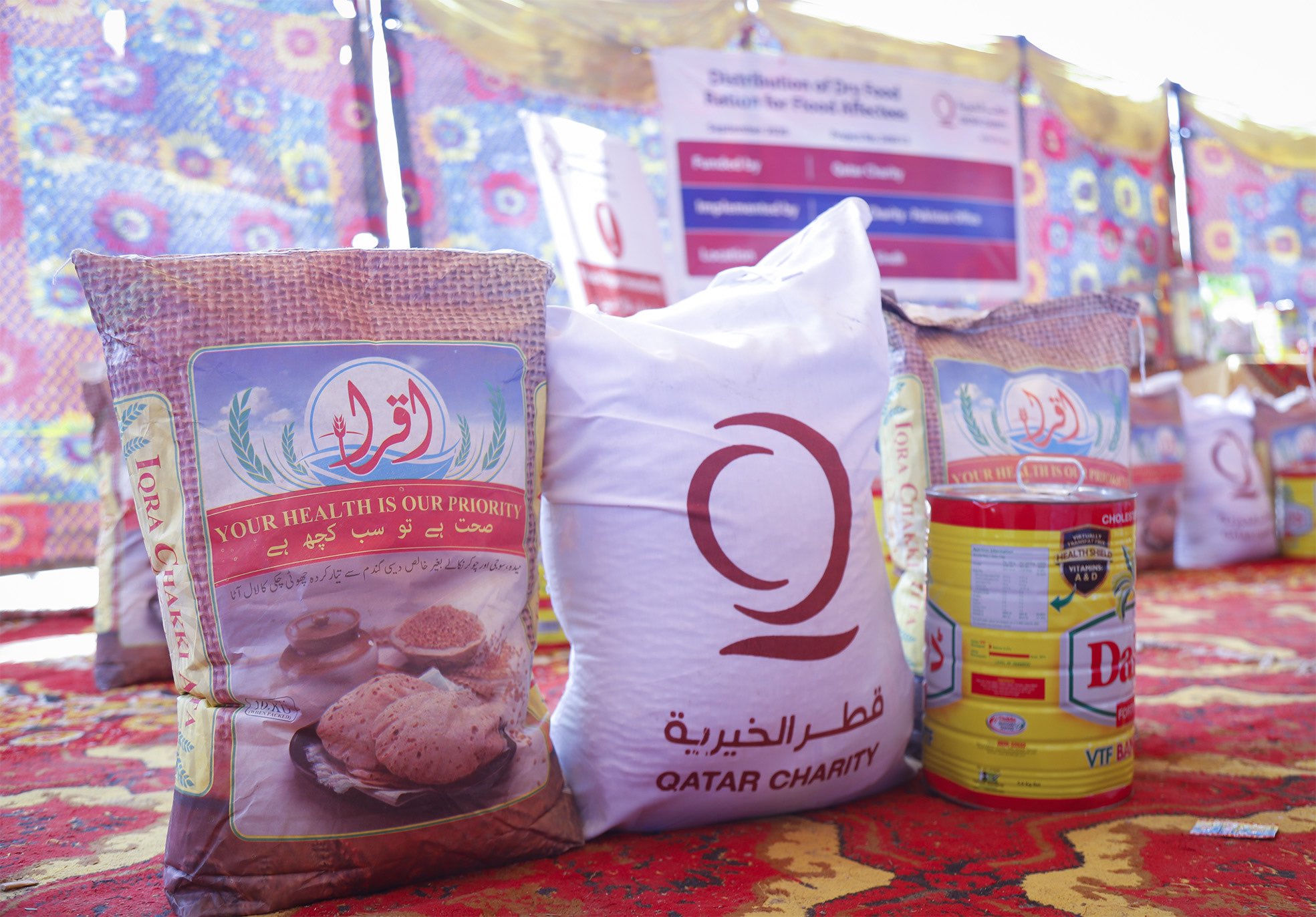 Qatar Charity Delivers Aid to People Affected by Floods in Pakistan