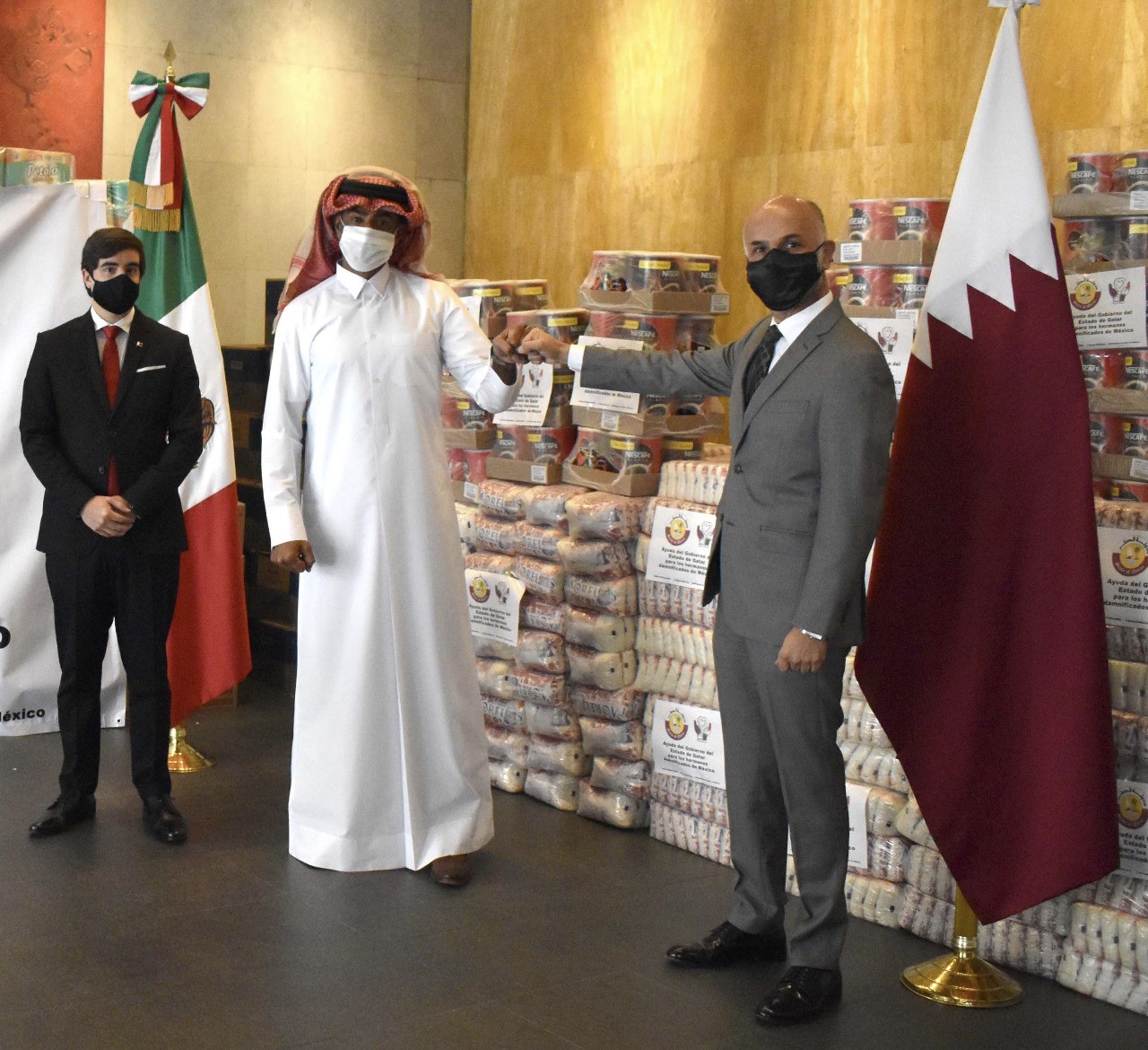 Qatar's Embassy Delivers Humanitarian Aid to People Affected by Floods in Mexico
