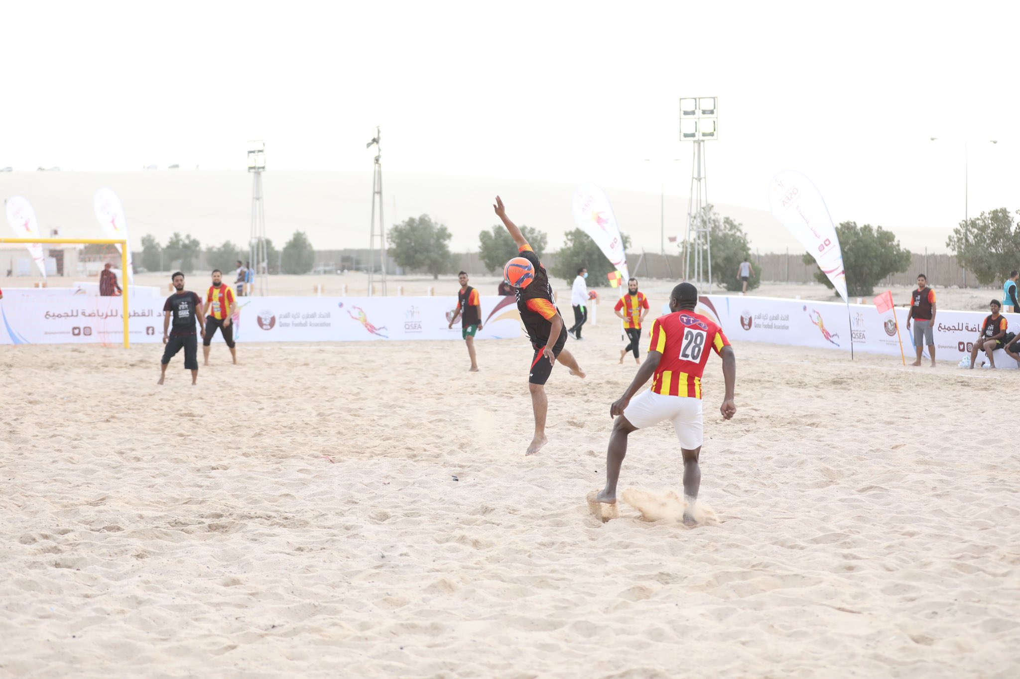 Minister of Culture and Sports Opens Beach Tournament at Sealine