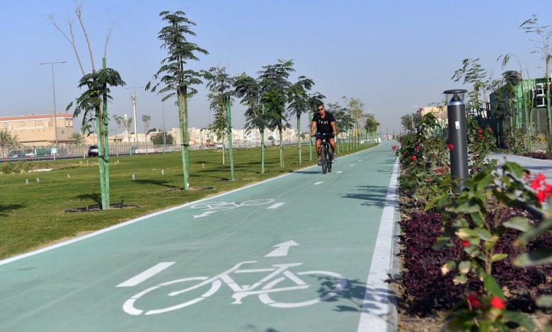 Ashghal opens bicycle path in Al Gharrafa Area Ashghal opens bicycle path in Al Gharrafa Area