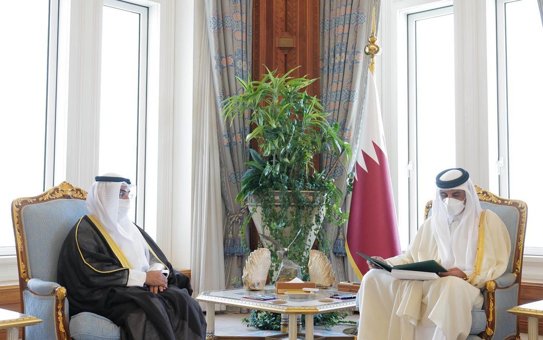 HH the Amir Receives Invitation from Custodian of the Two Holy Mosques to Attend GCC Summit