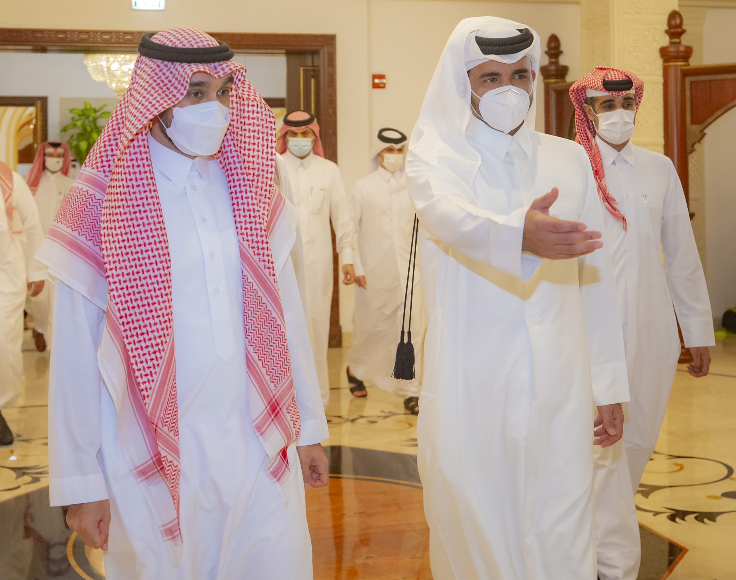 Sheikh Joaan Meets Saudi Minister of Sports