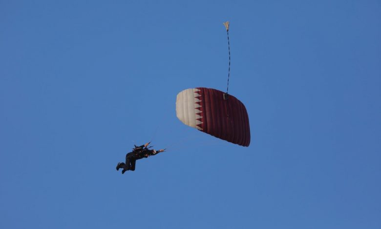 Qatar Team Top on Day 1 of Parachuting Championship Qatar Team Top on Day 1 of Parachuting Championship