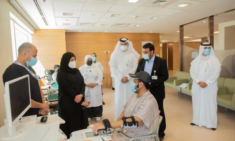 Minister Visits Post-COVID Inpatient Unit Inside Qatar Rehabilitation Institute Minister Visits Post-COVID Inpatient Unit Inside Qatar Rehabilitation Institute
