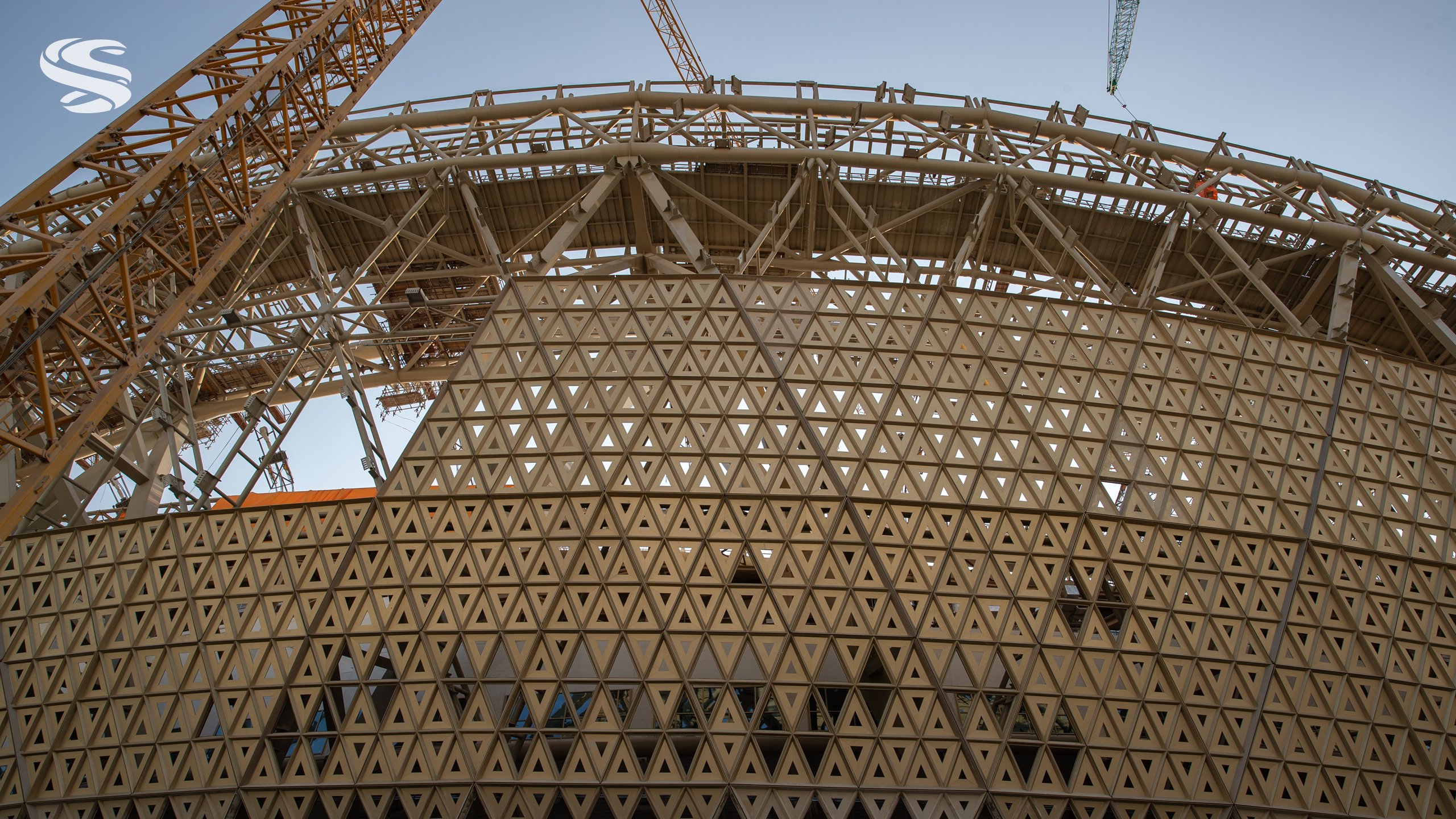 Lusail Stadium is coming to life