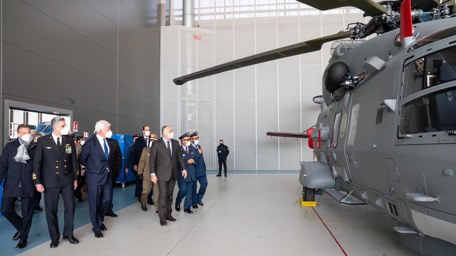 Defense Minister inaugurates the NH90 helicopter