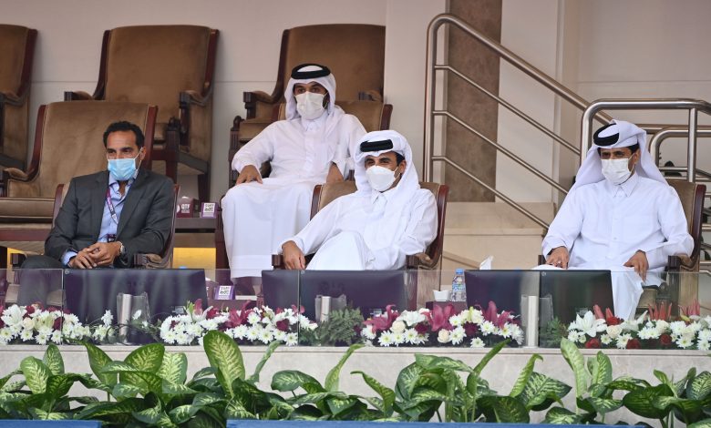 Amir Attends Part of the Opening of Qatar Total Open Amir Attends Part of the Opening of Qatar Total Open