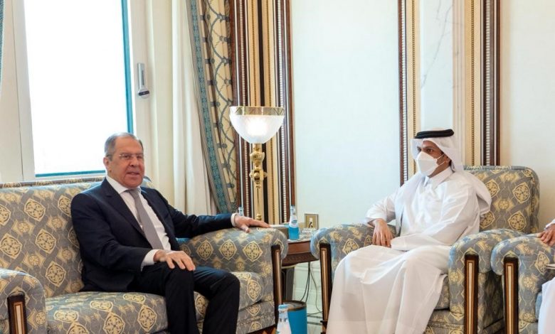 Foreign Minister Meets Russian Counterpart Foreign Minister Meets Russian Counterpart