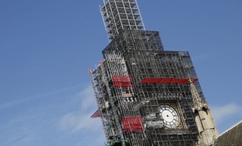 Big Ben tower restoration to be completed in 2022 Big Ben tower restoration to be completed in 2022