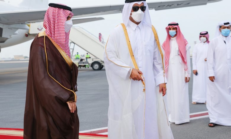 Foreign Minister Meets His Saudi Counterpart Foreign Minister Meets His Saudi Counterpart