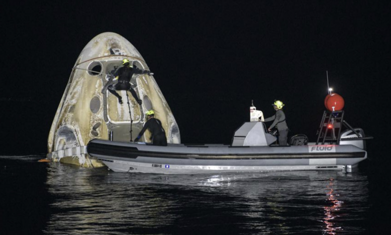 SpaceX: Successful and rare landing of astronaut crew in the Gulf of Mexico SpaceX: Successful and rare landing of astronaut crew in the Gulf of Mexico