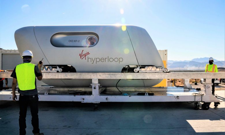 Virgin Hyperloop shows off the future: mass transport in floating magnetic pods Virgin Hyperloop shows off the future: mass transport in floating magnetic pods