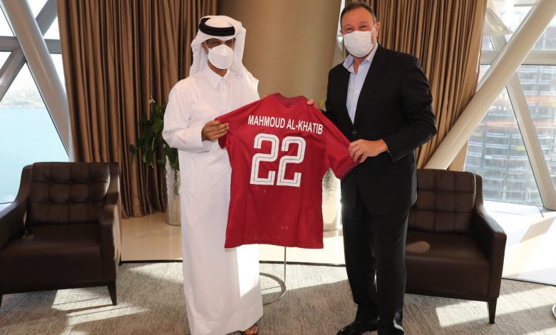 QFA President Meets President of Egyptian Al-Ahly Club QFA President Meets President of Egyptian Al-Ahly Club