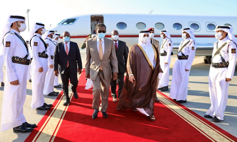 President of Equatorial Guinea Arrives in Doha President of Equatorial Guinea Arrives in Doha