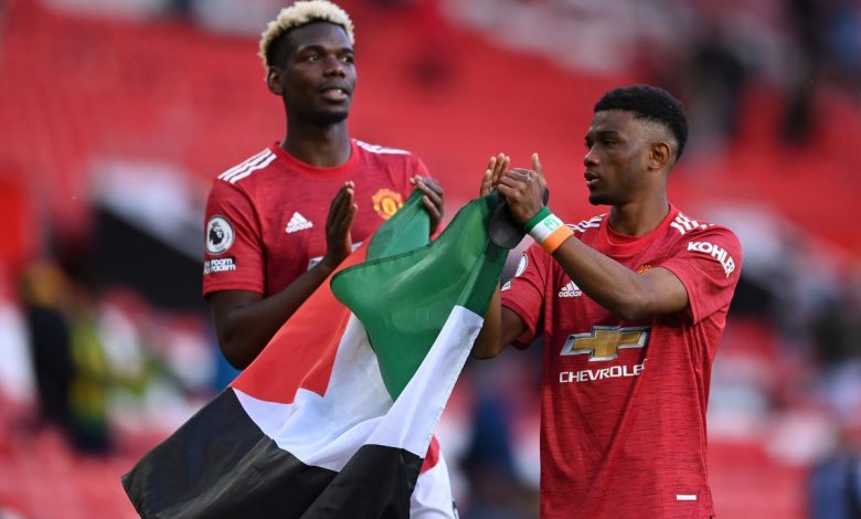 Pogba, Diallo display Palestine flag after Man Utd match Pogba, Diallo display Palestine flag after Man Utd match