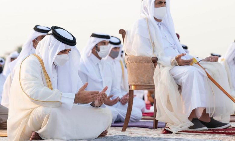 Amir, Father Amir Perform Eid Al Fitr Prayer Amir, Father Amir Perform Eid Al Fitr Prayer