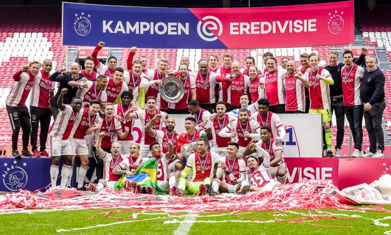 Ajax clinch Dutch title with three games to spare Ajax clinch Dutch title with three games to spare
