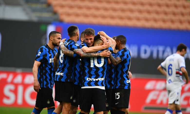 Five-goal Inter celebrate Serie A title with record 14th home win Five-goal Inter celebrate Serie A title with record 14th home win