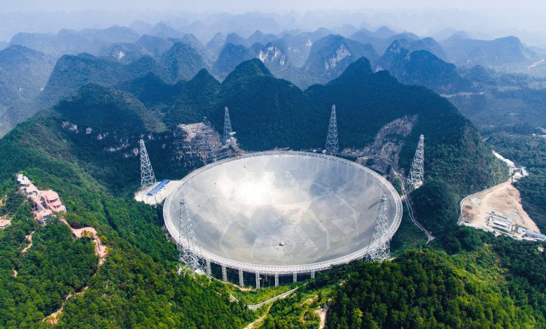 Chinese scientists use gigantic telescope to study solar wind Chinese scientists use gigantic telescope to study solar wind