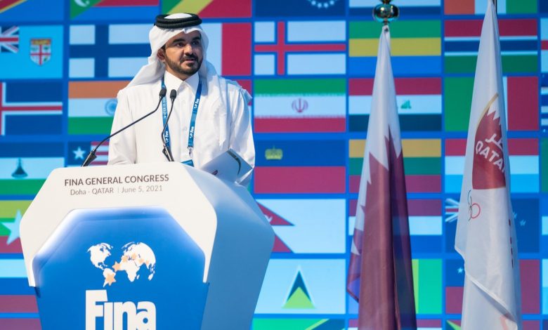 Sheikh Joaan Attends FINA General Congress Sheikh Joaan Attends FINA General Congress