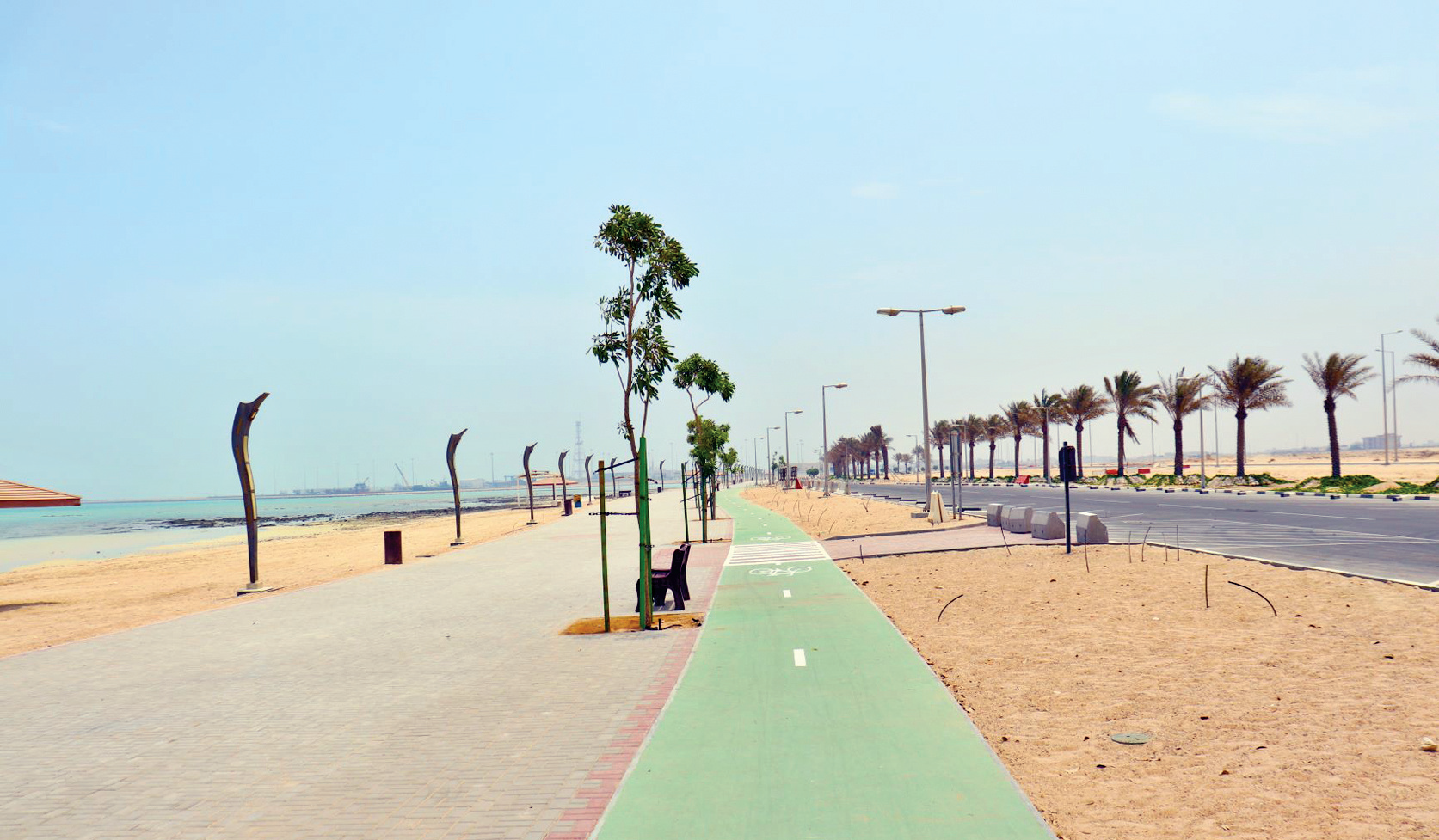 85% of development work completed in Al-Shamal Beach project