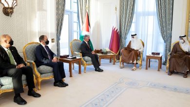 HH the Amir, King of Jordan Hold Official Talks Session