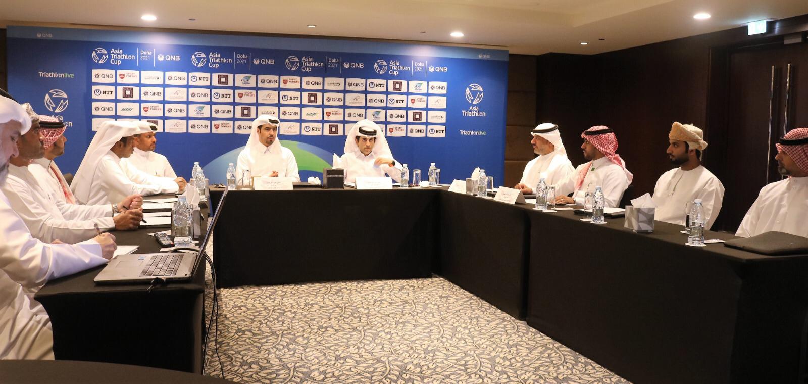 GCC Triathlon Federations Heads and Representatives Holds Meeting in Doha