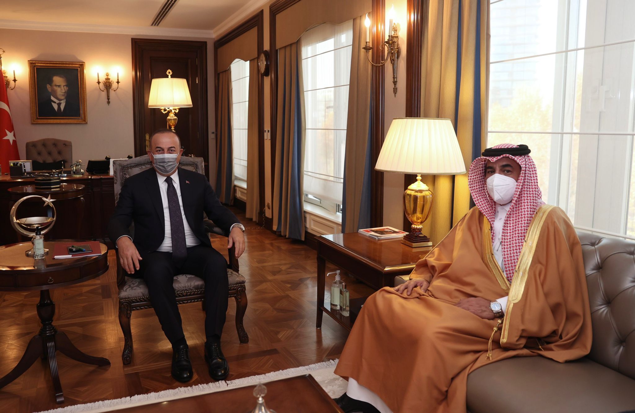 Turkish Foreign Minister Meets Qatari Ambassador