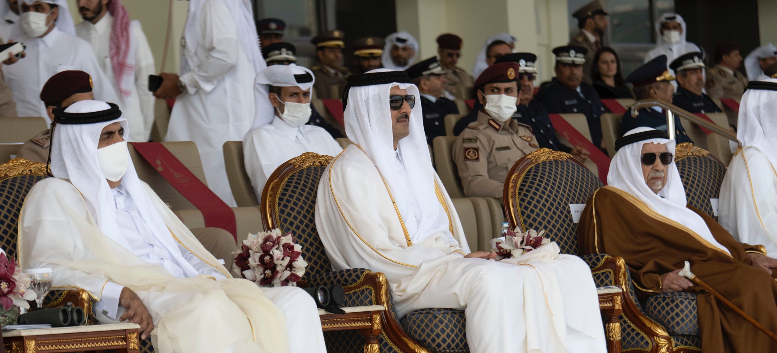 HH the Amir, HH the Father Amir Attend National Day Parade