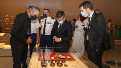 French Interior Minister Visits National Museum of Qatar