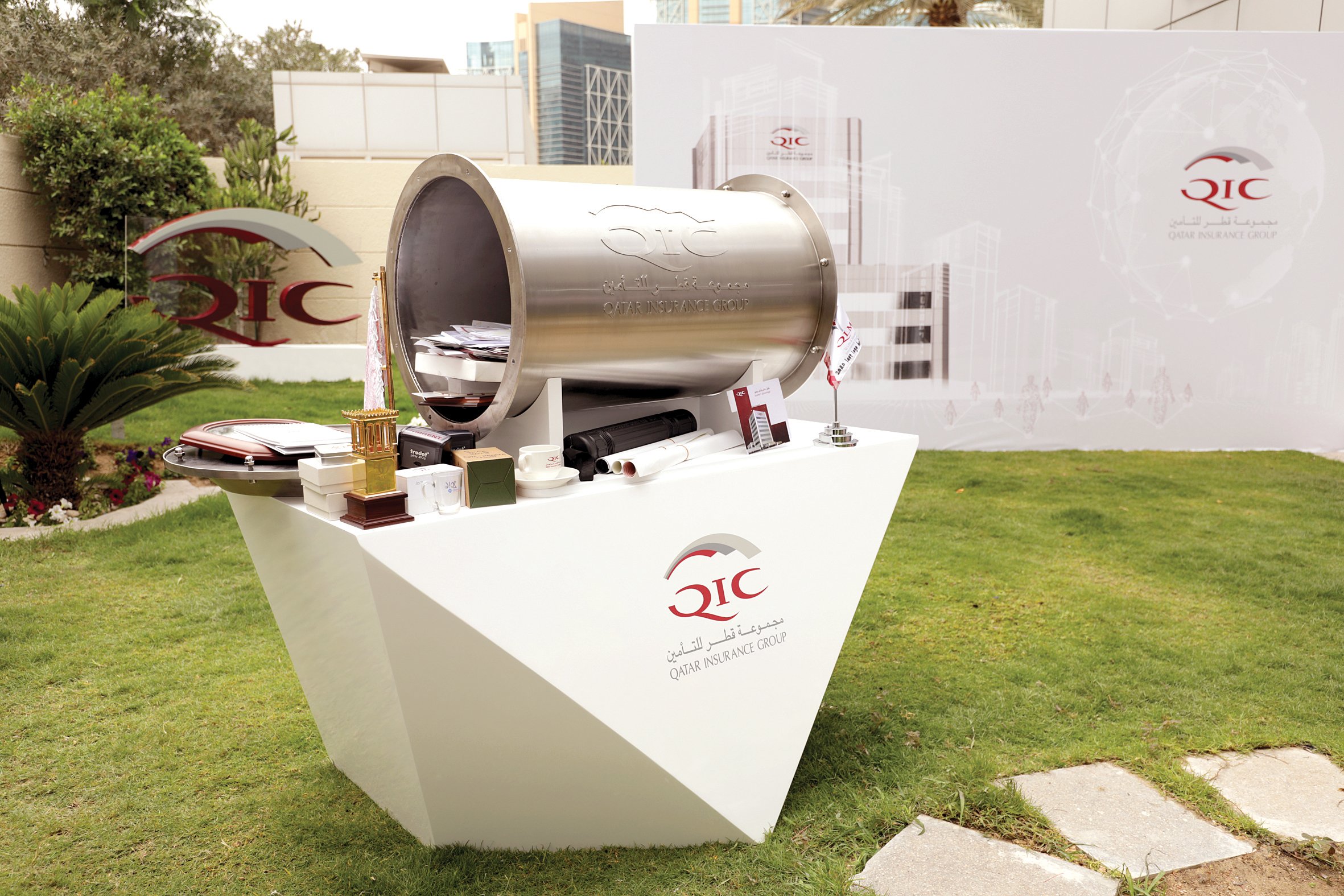 QIC holds ‘Time Capsule’ event .. It will remain buried until 2064