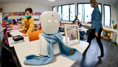 Avatar robot goes to school for ill German boy