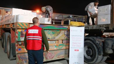 QRCS Deploys Humanitarian Aid Convoy to Gaza