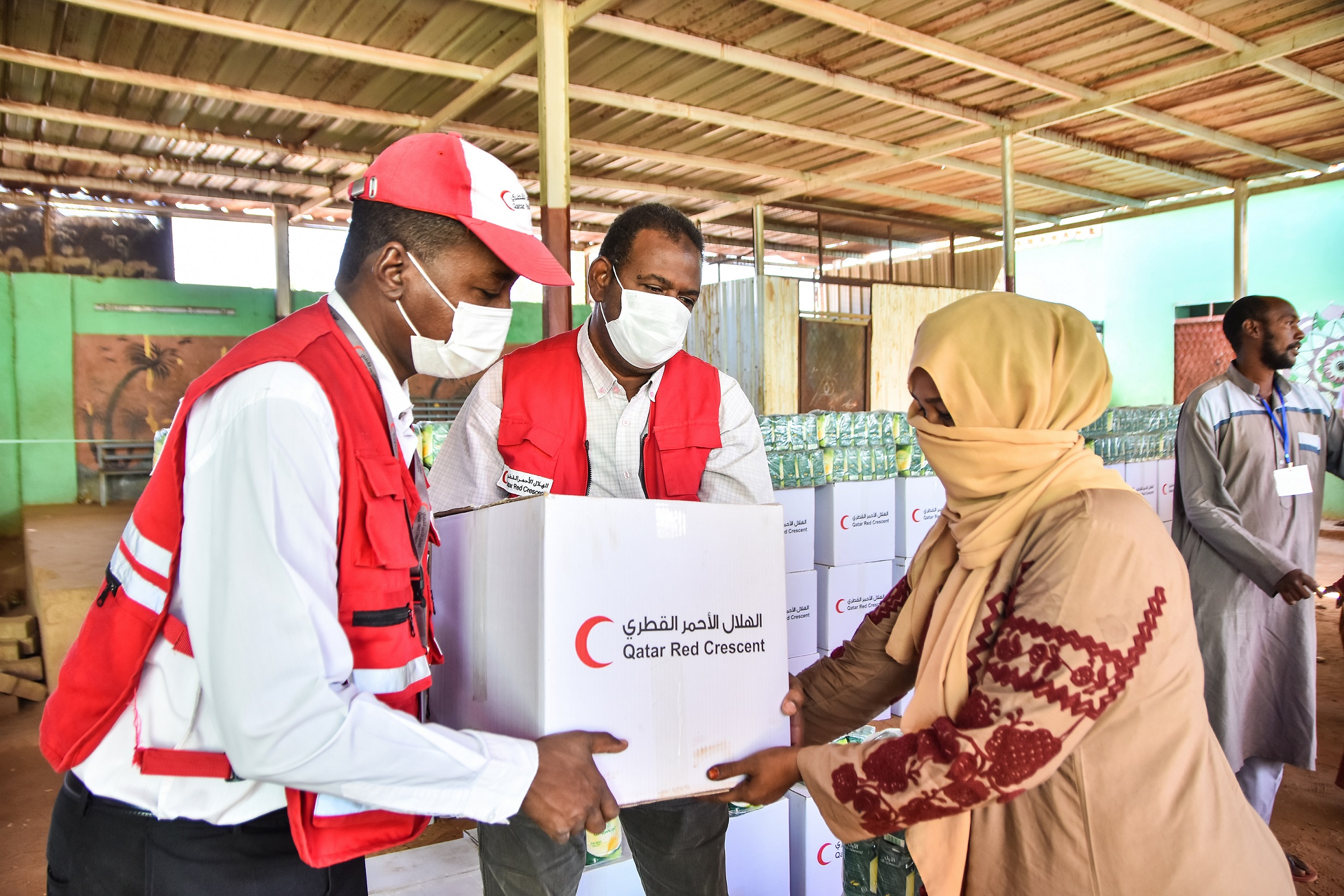 QRCS Helps Families Affected by Flooding in Sudan