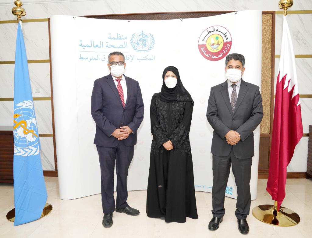 Minister of Public Health, WHO's Director-General Inaugurate WHO Office in Qatar