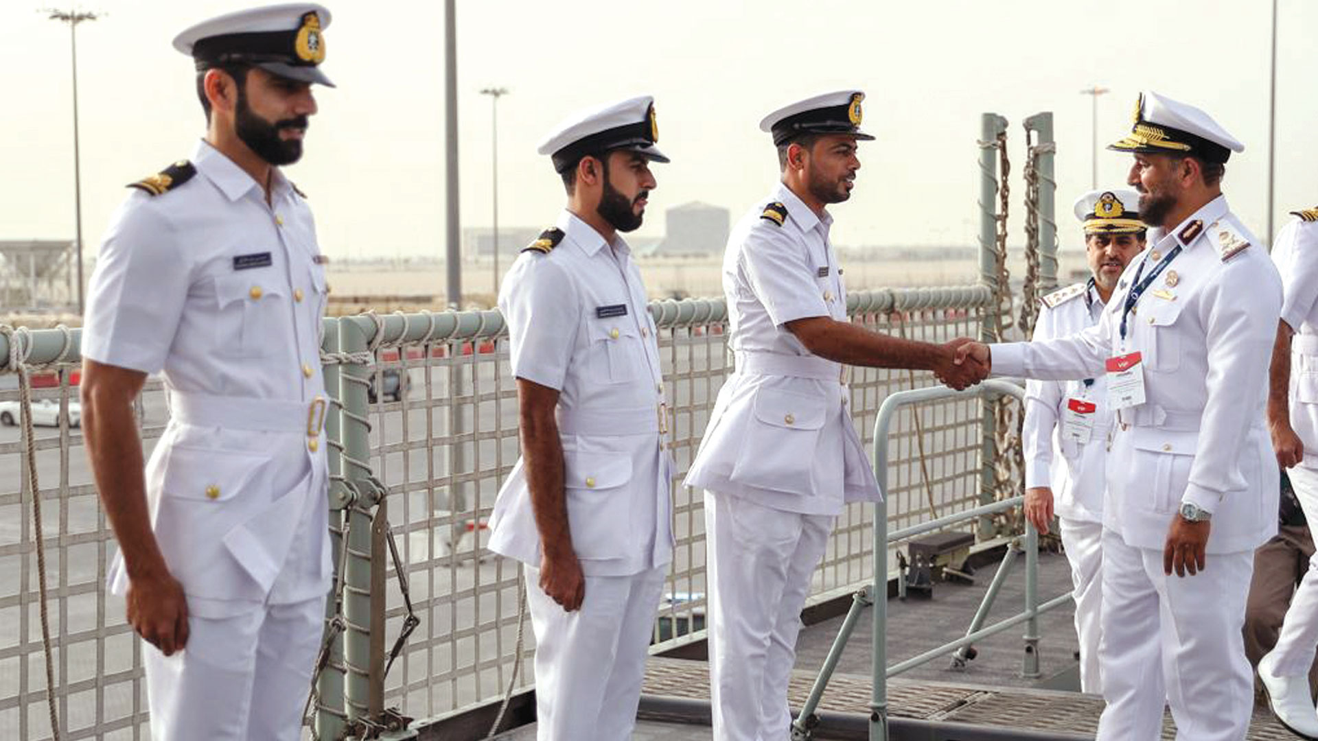 Display of Visiting Warships Opened at Hamad International Port