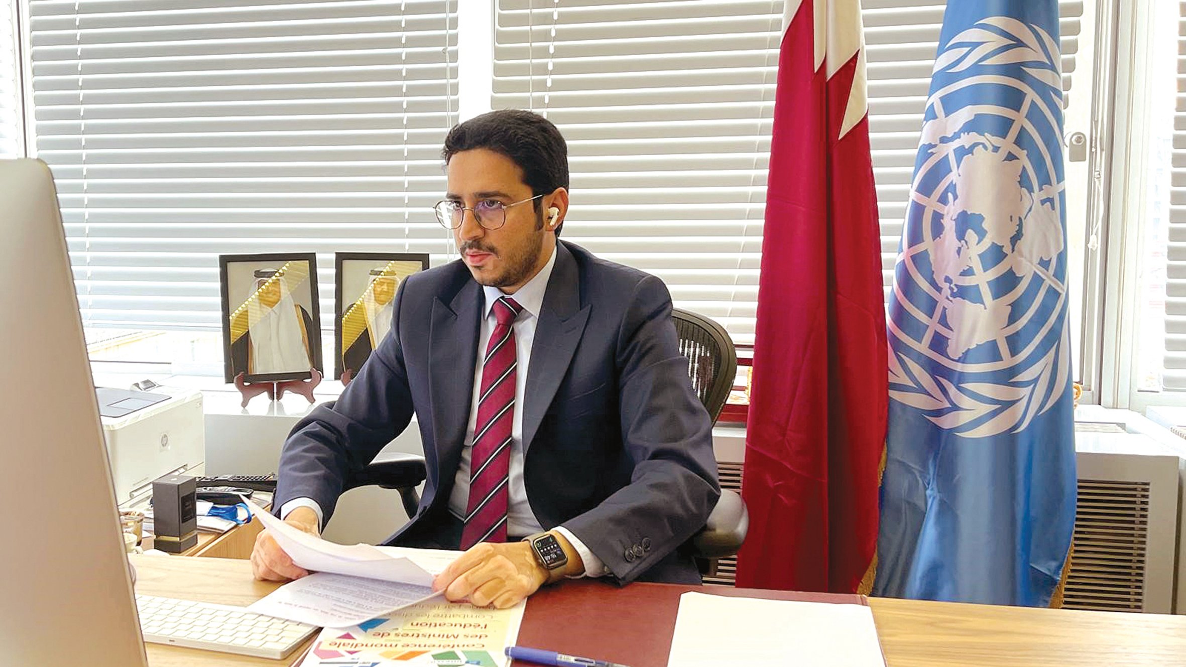 Qatar Calls for Protection of Heritage and Education in Conflict Areas