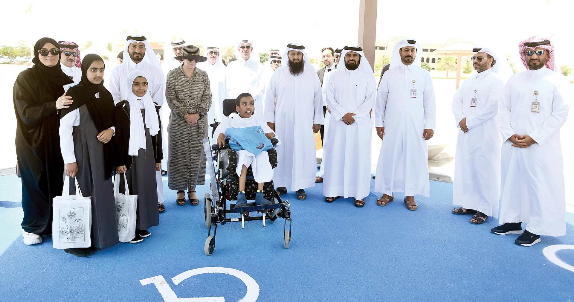 Al Wakrah Water Walk opens for the Elderly people with disabilities