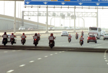 Do motorbike delivery drivers pose a threat to road safety?