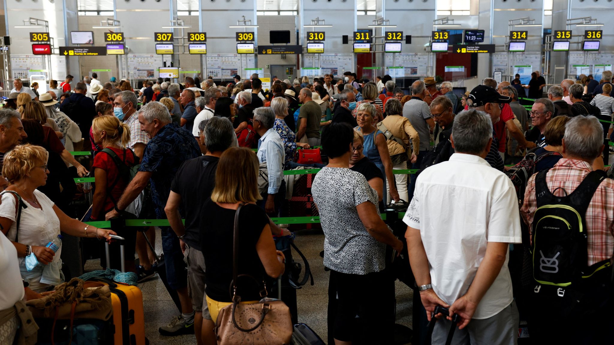 More than 200 flights were canceled due to a strike in Italy