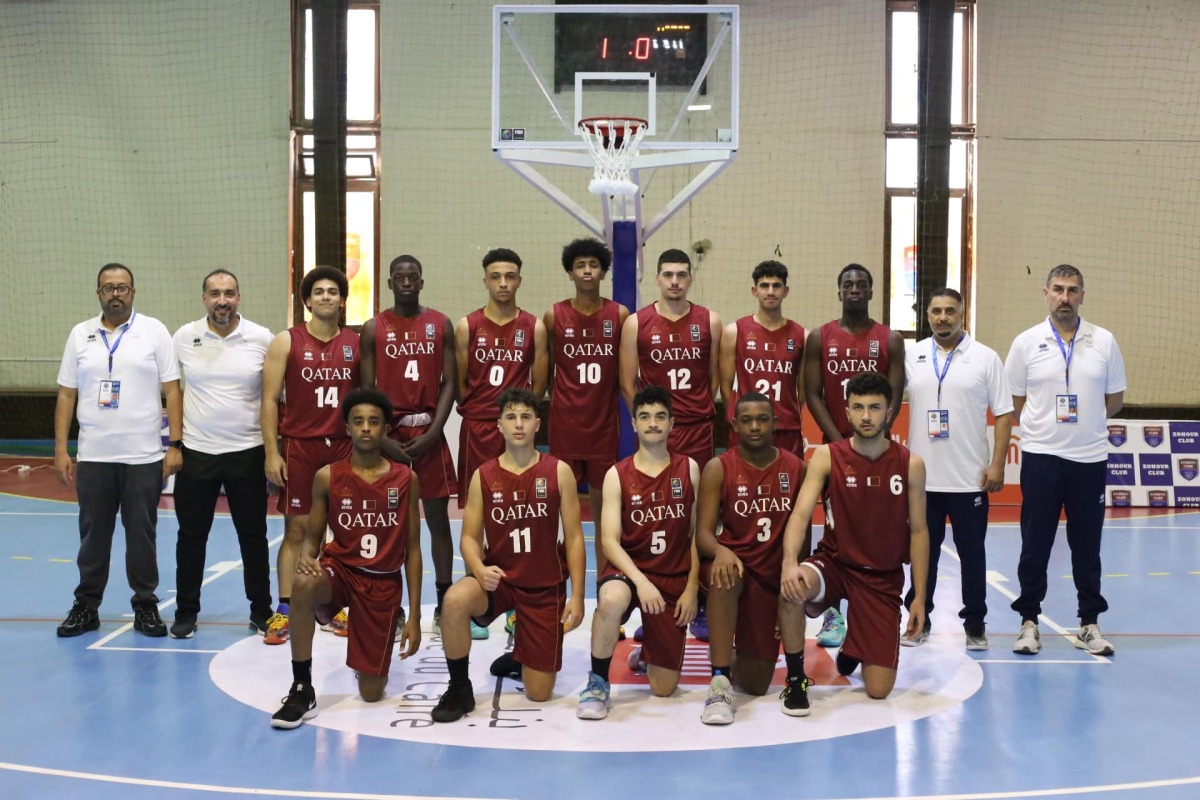 Qatar Team Scores 4th Successive Victory in Gulf Youth Basketball Championship