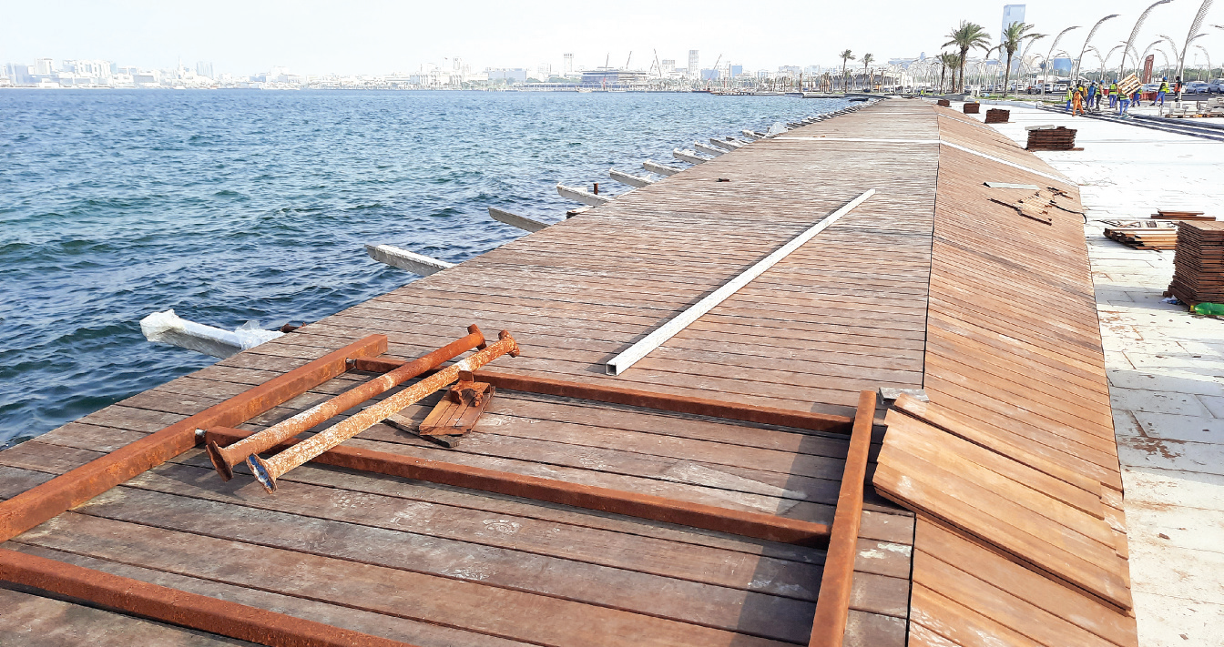 The Corniche Boat Marina project continues