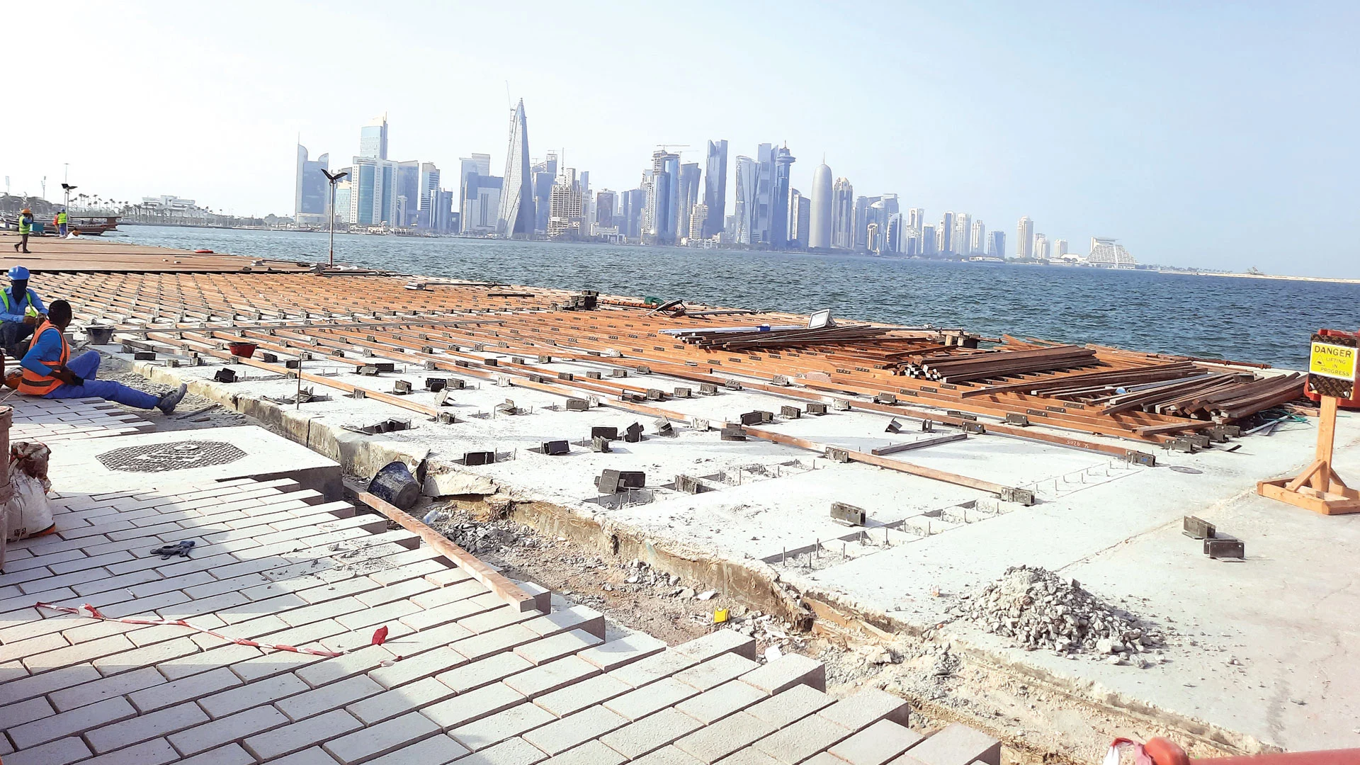The Corniche Boat Marina project continues